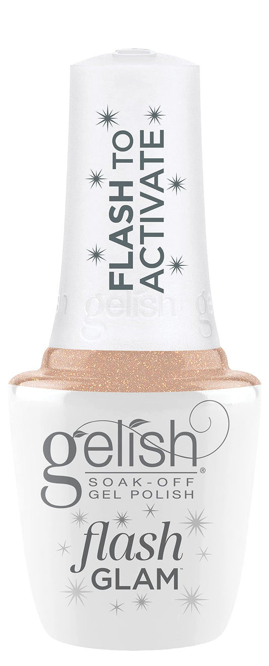 Gelish Flash Glam Sparkling Glitter Gel Polish - Bright Up My Alley, 15 mL Beauty & Personal Care Gelish