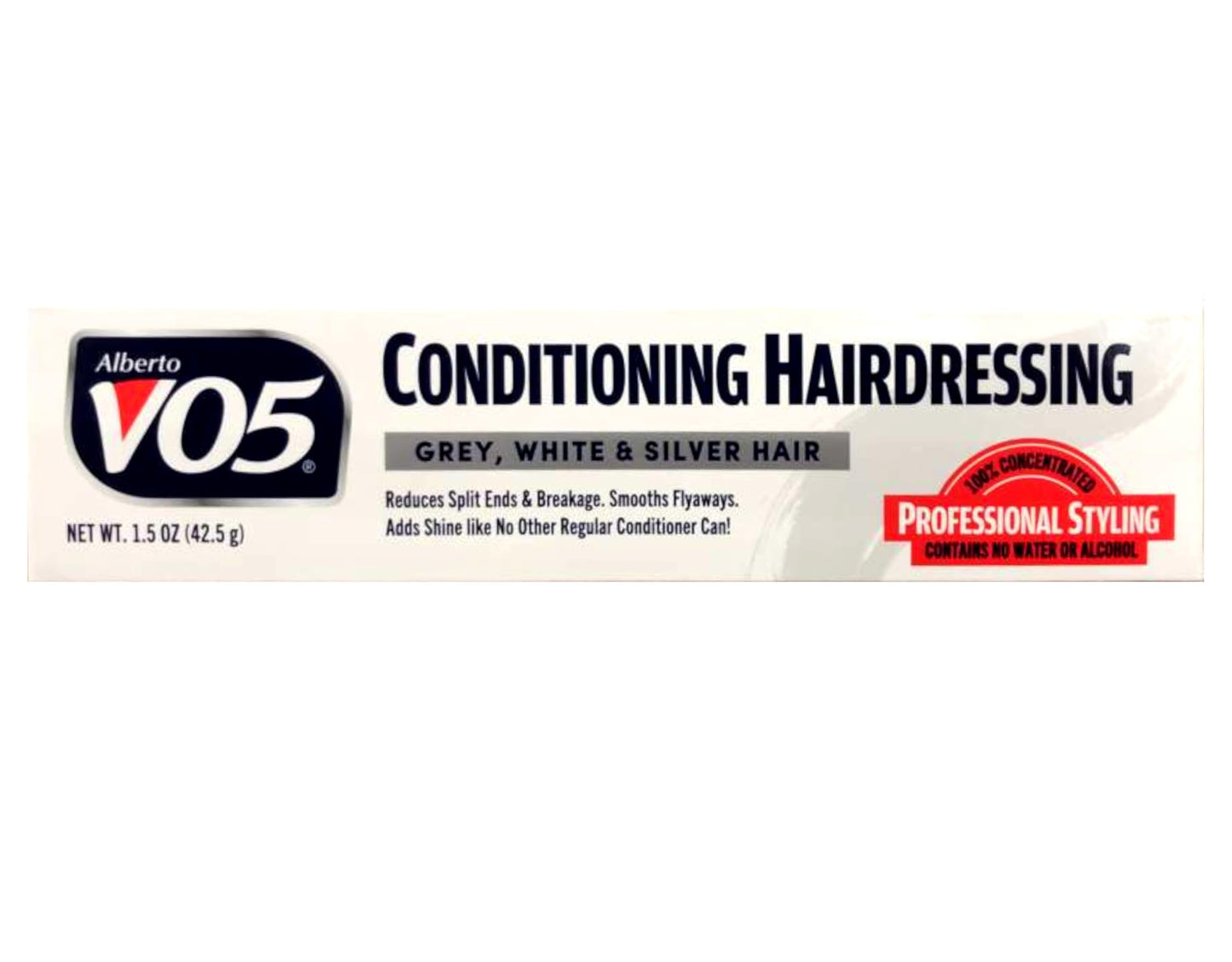 Alberto VO5 Conditioning Hairdressing for Gray/White/Silver Blonde Hair, 1.5-Ounce Tubes (Pack of 6)