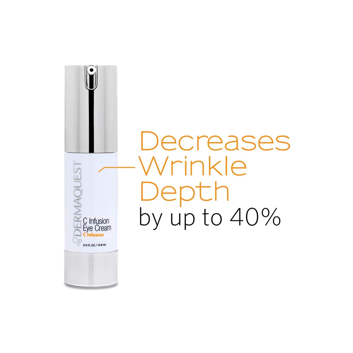 DermaQuest C Infusion Hydrating Revitalizing Eye Cream - Eye Bags Reducer, Eye Puffiness Treatment & Under Eye Cream For Dark Circles (0.5 oz)