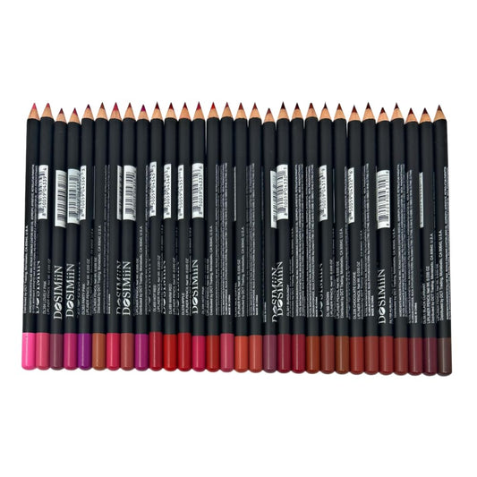 30 pcs Lip Liner Pencil Set, High Pigmented Lip Makeup, Long-wearing, Deep and Rich in Color, Enhance Lip Volume, 6.25 inches Long Wooden Pencil Beauty & Personal Care BLOOM IN BOX