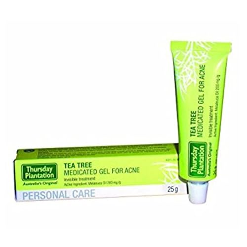 Thursday Plantation Tea Tree Gel - 25g - Skin Repairing and Moisturizing for Acne, Pimples, and Blackheads - Natural Tea Tree Oil Formula