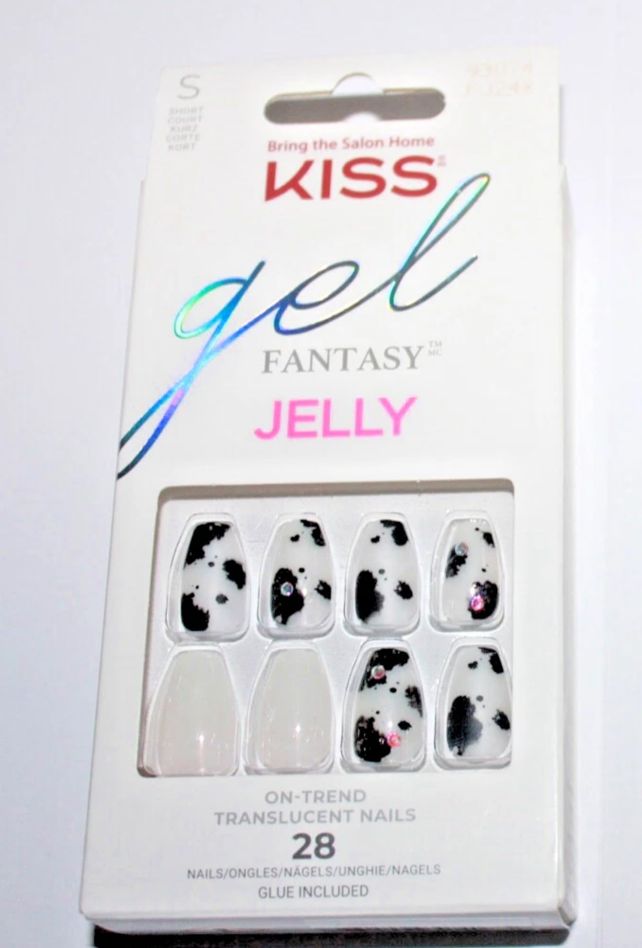 KISS Gel Fantasy Jelly Press On Glue Nails - Jelly Jukebox Beauty & Personal Care KISS NEW YORK