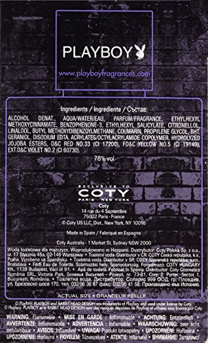 Playboy Fragrances New York Eau De Toilette Spray for Men, 1.7 Ounce