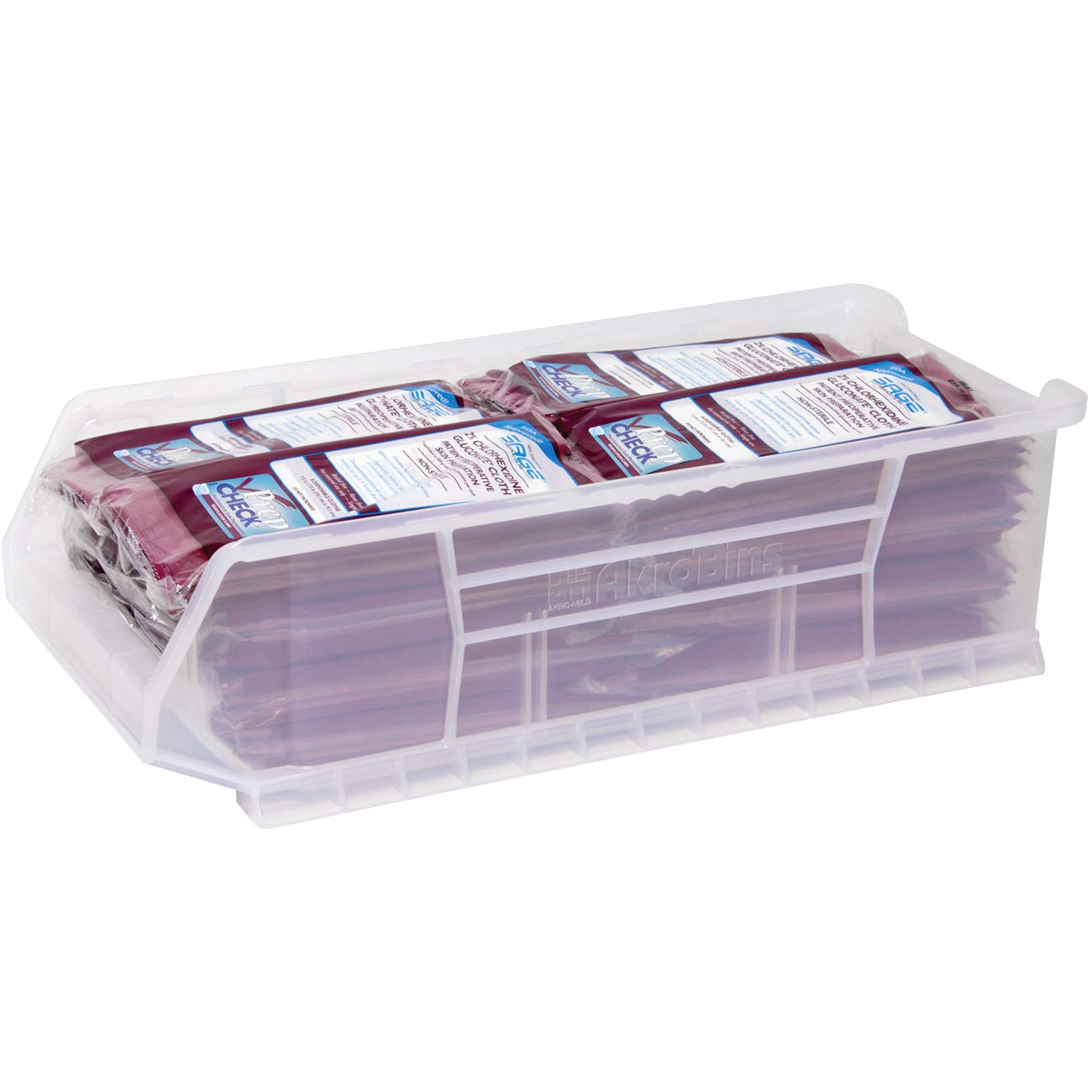 Akro-Mils 30286 Super-Size AkroBins Plastic Storage Bins, Space-Saving Stackable Bins for Garage, Classroom, Warehouse Organization, 24-Inch L x…