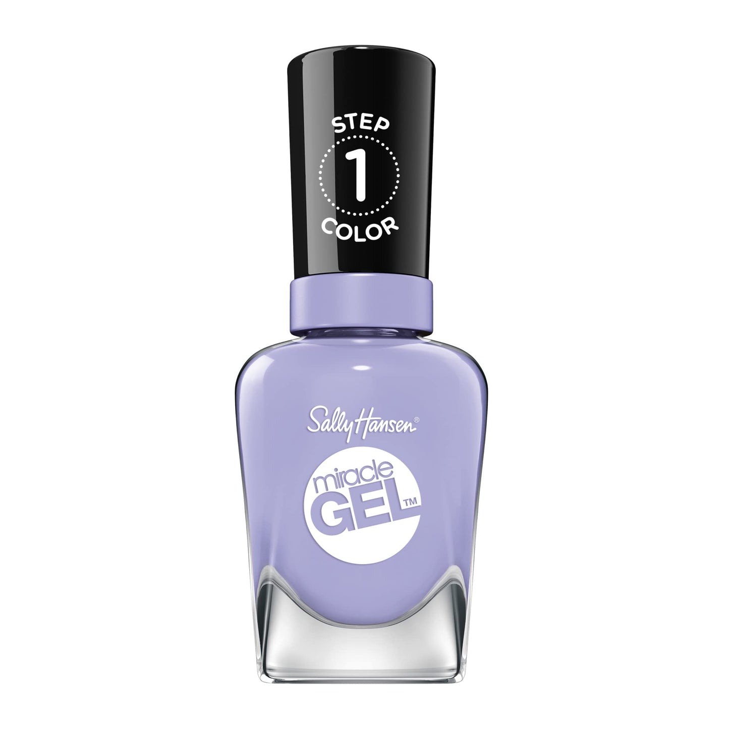 Sally Hansen Miracle Gel Salon Quality Nail Polish | Gel-Like Formula, Two-Step System, No UV Light Needed, Long Lasting | Opaque, Glossy | 601 Crying