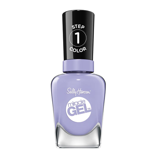 Sally Hansen Miracle Gel Salon Quality Nail Polish | Gel-Like Formula, Two-Step System, No UV Light Needed, Long Lasting | Opaque, Glossy | 601 Crying
