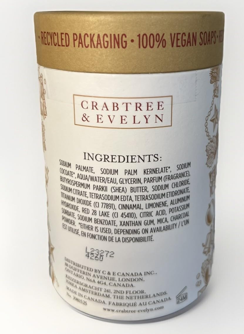 Crabtree & Evelyn Ginger Spice & Everything Nice Triple Milled Soap 3 X 3.5 oz Beauty & Personal Care Crabtree & Evelyn