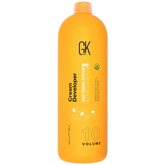 Global Keratin GK HAIR Professional Hair Creme 10 Volume Developer 33.8 Fl Oz for Hair Coloring Bleach - High-Performance Long Lasting Semi-Permanent Beauty & Personal Care GK HAIR