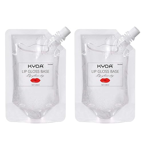 KYDA 200ML Moisturize Lip Gloss Base,Material Lip Makeup Primers, Non-Stick Lipstick Primer Lip Gloss Base for DIY Handmade Lip Balms Lip Gloss-200g