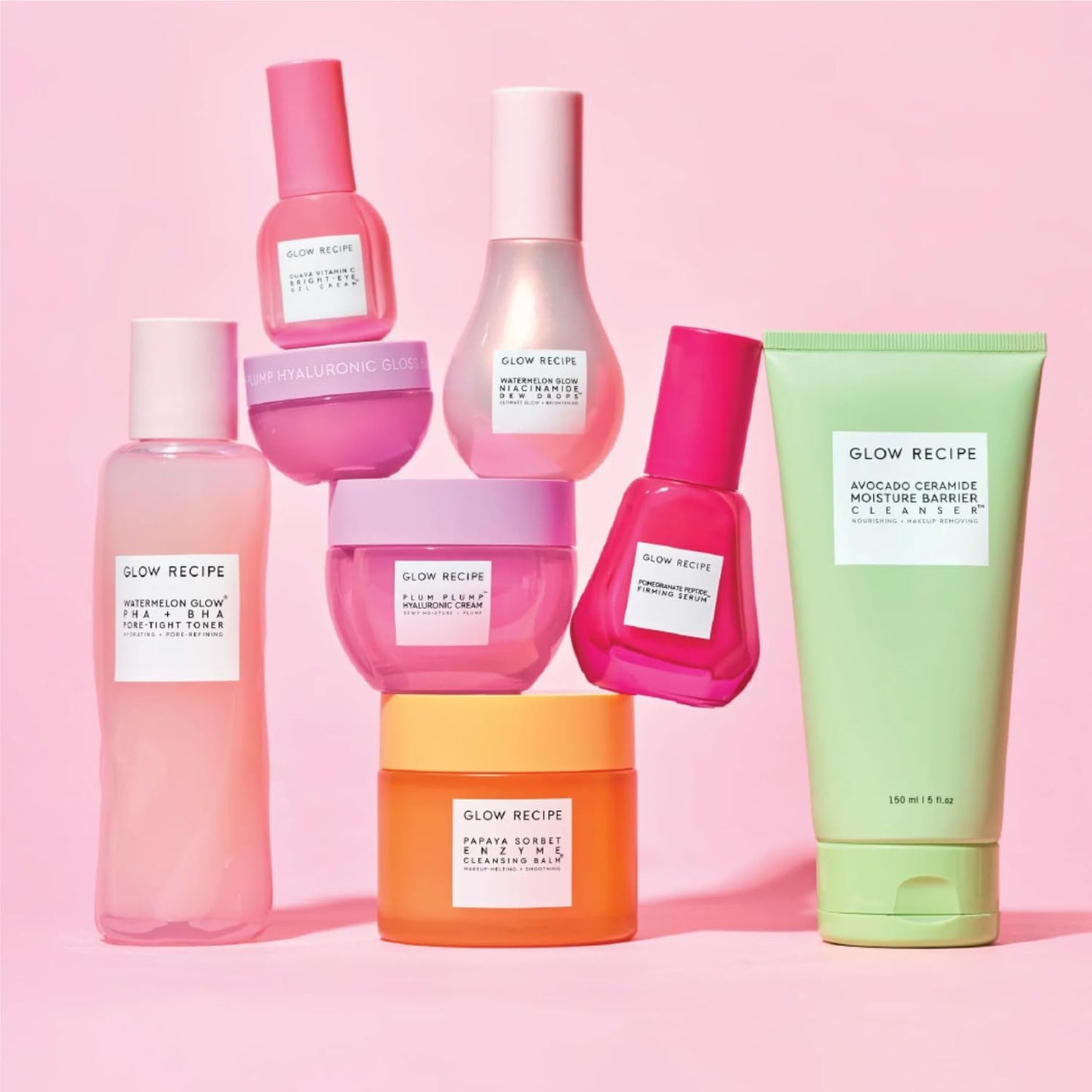 Glow Recipe Papaya Enzyme Cleansing Balm 3.38 oz – Makeup Remover & Gentle Exfoliating Face Wash to Melt Makeup, Even Skin Tone & Hydrate