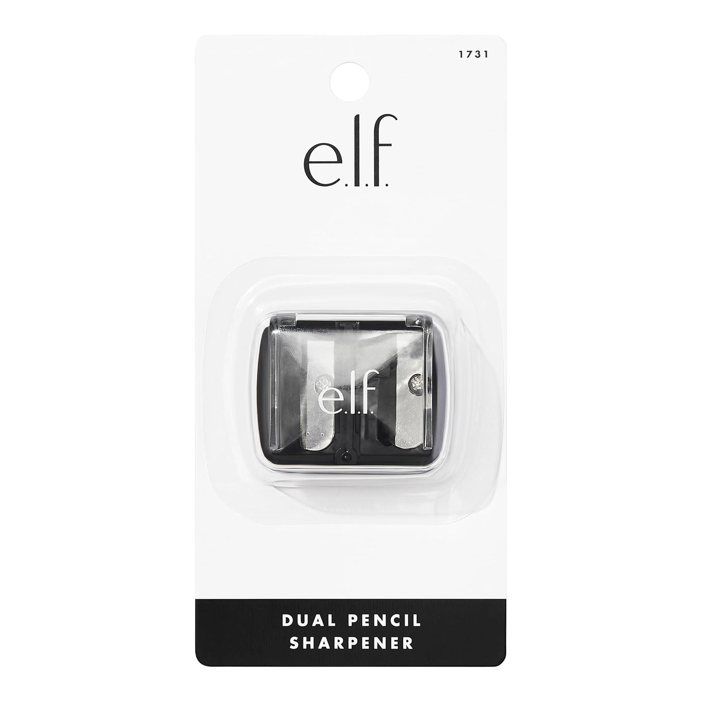 e.l.f., Dual-Pencil Sharpener, Convenient, Essential Tool, Sharpens, Easy To Clean, Travel-Friendly, Compact, Includes Bonus Small Sharpener Beauty and Personal Care e.l.f.