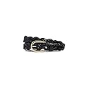 Madewell Women's Braided Belt, True Black, XXS - XS