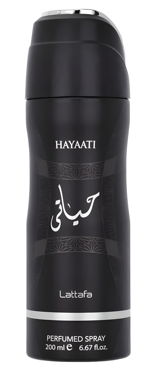 Lattafa Hayaati Perfumed Deodorant Spray for Unisex, 6.7 Ounce / 200 ml Beauty and Personal Care Lattafa
