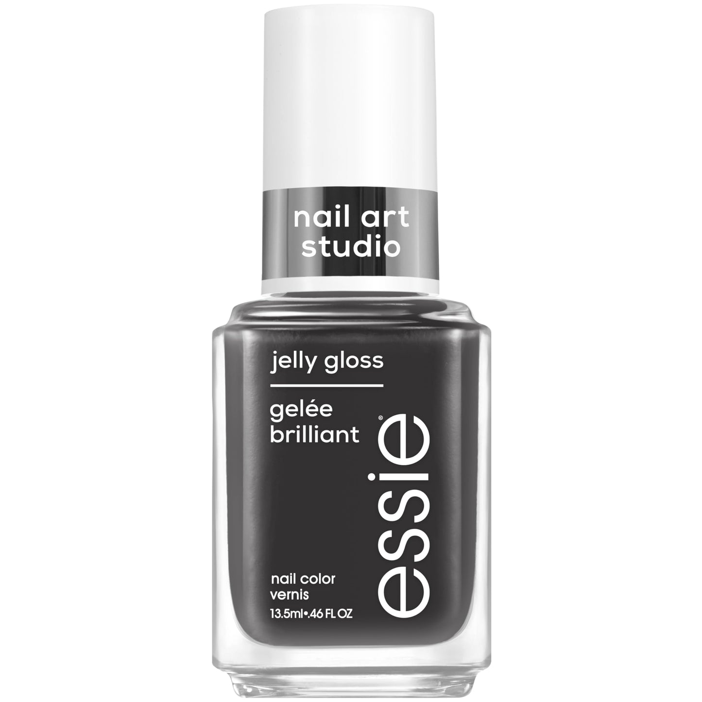 essie Nail Art Studio Jelly Gloss Polish, Vegan, Sheer Black Nail Polish, Ink Jelly, 0.46 Fl Oz Beauty & Personal Care essie