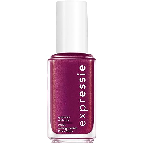 Essie expressie, Quick-Dry Nail Polish, 8-Free Vegan, Magenta Pink, Mic Drop-It-Low, 0.33 fl oz Beauty & Personal Care essie