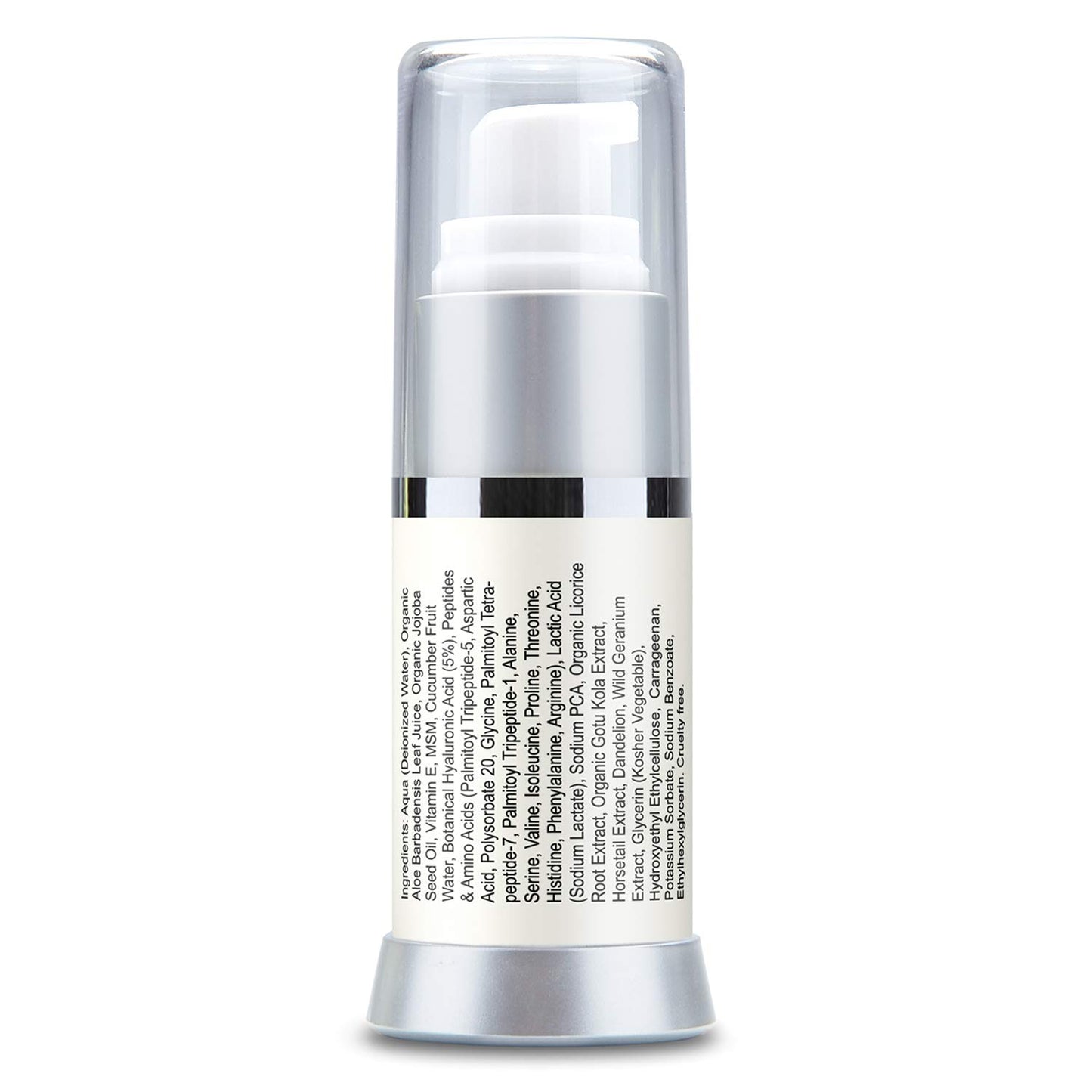 Deluvia Daily Under Eye Gel - Reduces the Appearance of Puffiness, Wrinkles, Fine Lines, Bags, Dry, Crepe Skin - Organic Aloe, Vitamin E, Hyaluronic