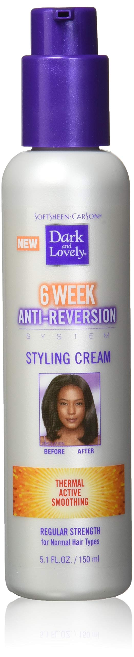 Softsheen Carson Dark & Lovely 6 Week Anti-Reversion Styling Cream Regular Strength 5.1oz