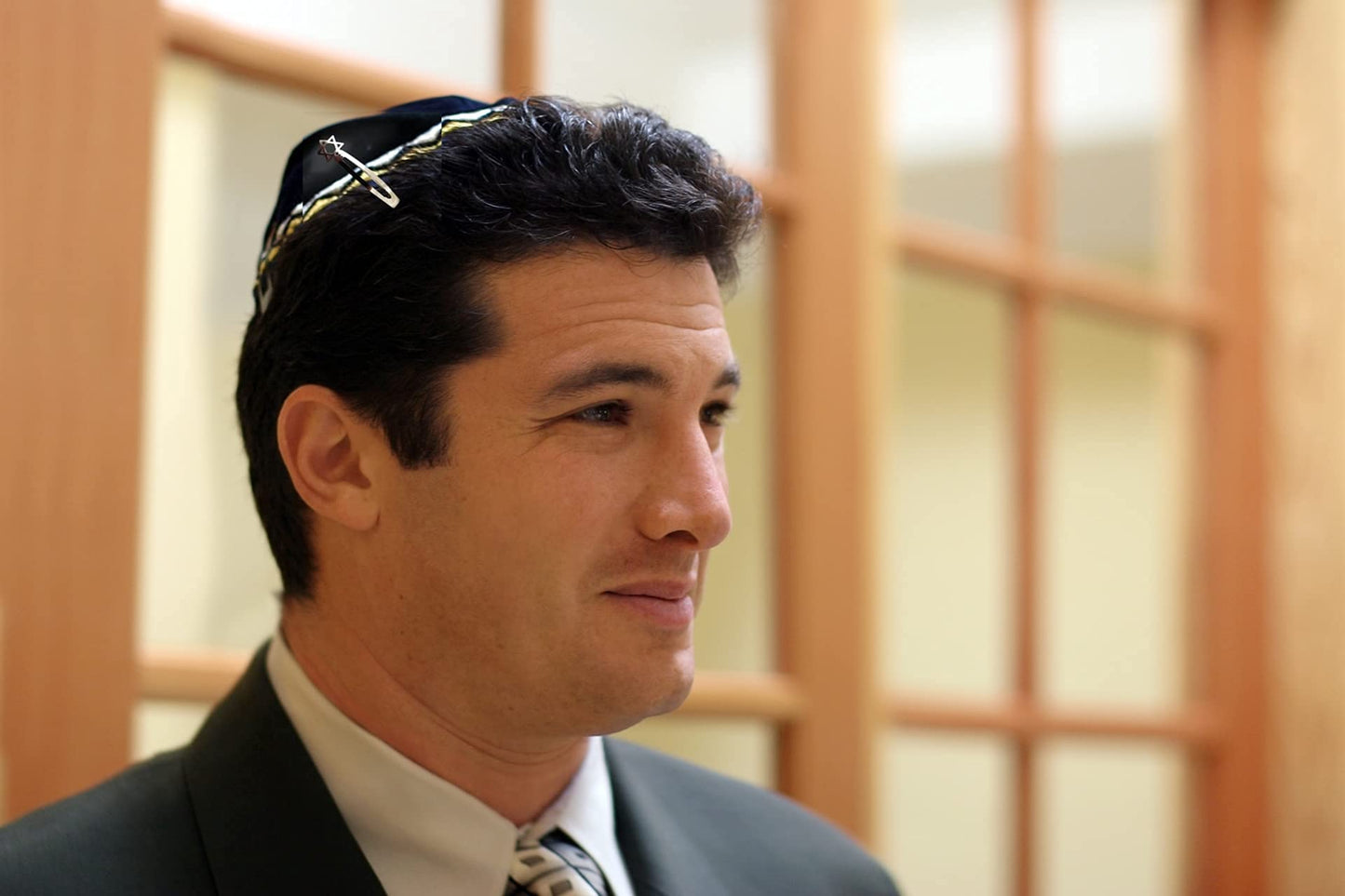 Kippah Keeper Yarmulke & Hair Clips - Bulk Pack (Black), Medium