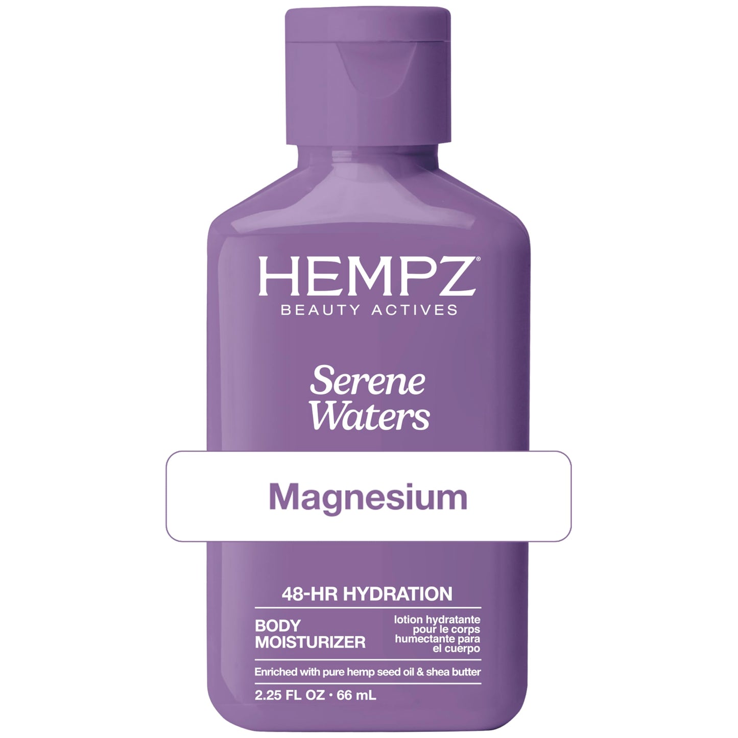 Hempz Mini Magnesium Body Lotion for Sleep & Relaxation, Hydrating Lotion with Arnica, & Shea Butter, Calming Nighttime Moisturizer for Muscle Relief