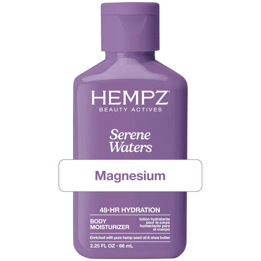 Hempz Mini Magnesium Body Lotion for Sleep & Relaxation, Hydrating Lotion with Arnica, & Shea Butter, Calming Nighttime Moisturizer for Muscle Relief Beauty & Personal Care Hempz