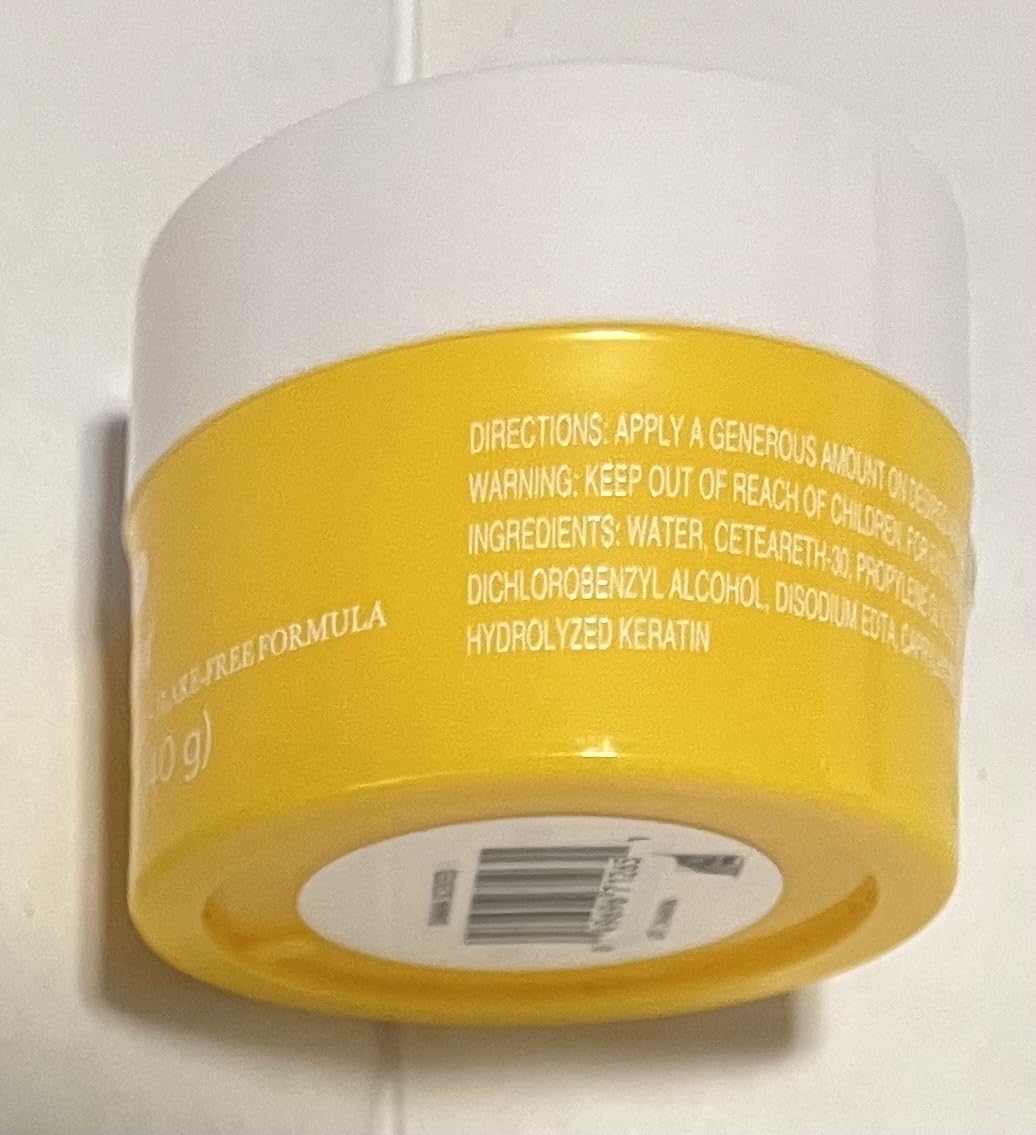 B.color Biotin Infused Edge Wax, Long Lasting Hold, Banana Scented, Flake-Free Formula, 1.4 oz