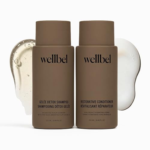 Detox + Restore Duo - Shampoo & Conditioner Set for Scalp Health & Hydration - Microbiome Reset & Frizz Control with Peptides & Hyaluronic Acid (2 x