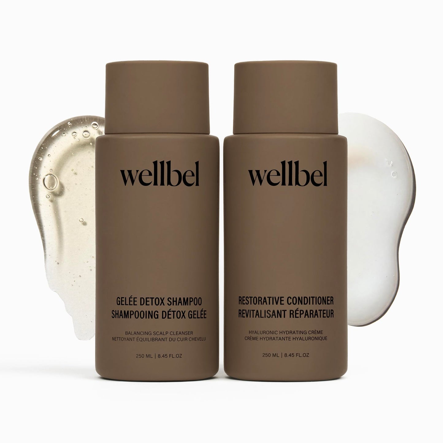 Detox + Restore Duo - Shampoo & Conditioner Set for Scalp Health & Hydration - Microbiome Reset & Frizz Control with Peptides & Hyaluronic Acid (2 x