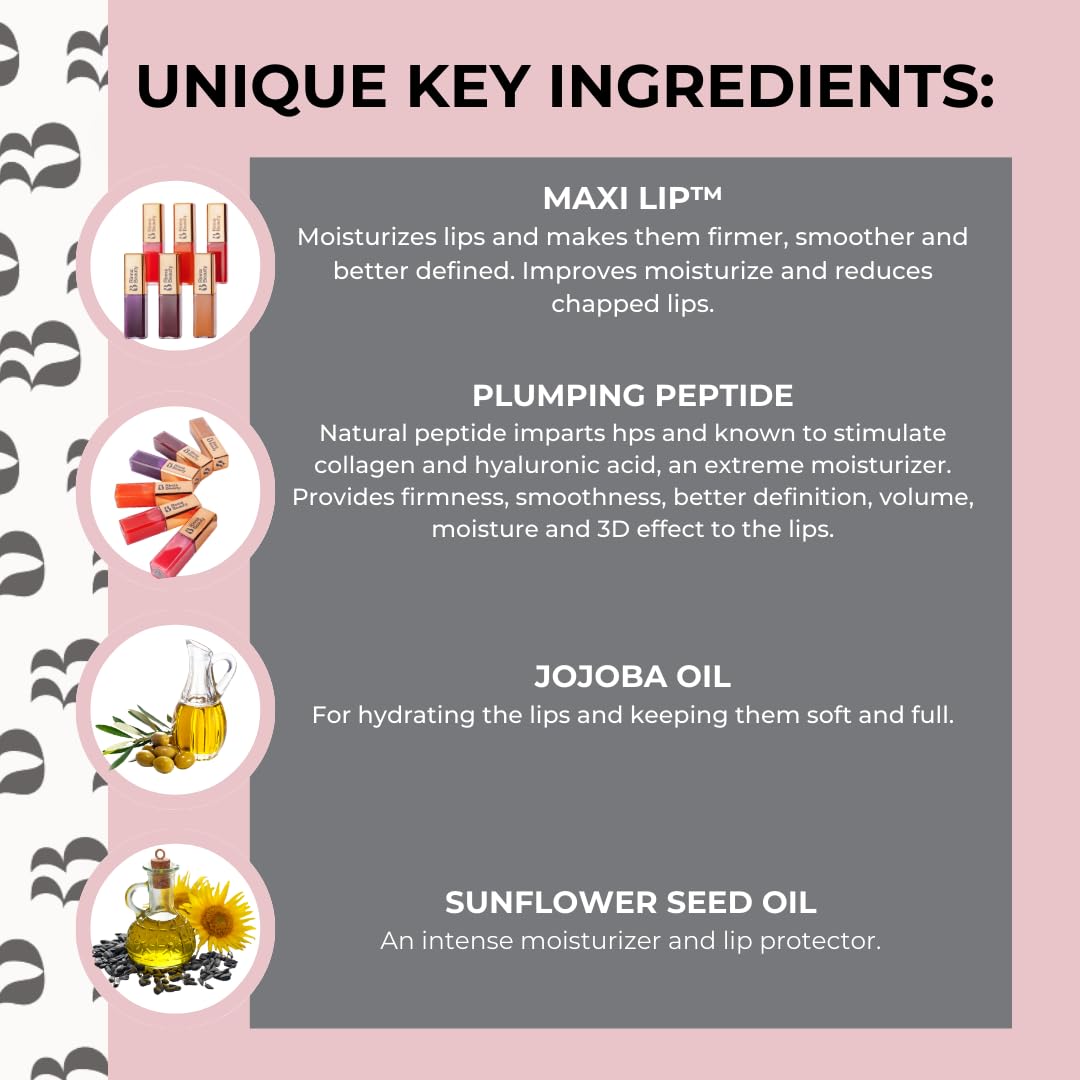 Rinna Beauty Larger Than Life Lip Plumping Oil - Bright Bombshell - Moisturizes & Hydrates Lips - Natural Plumping Over Time - Vegan, Cruelty-Free, &