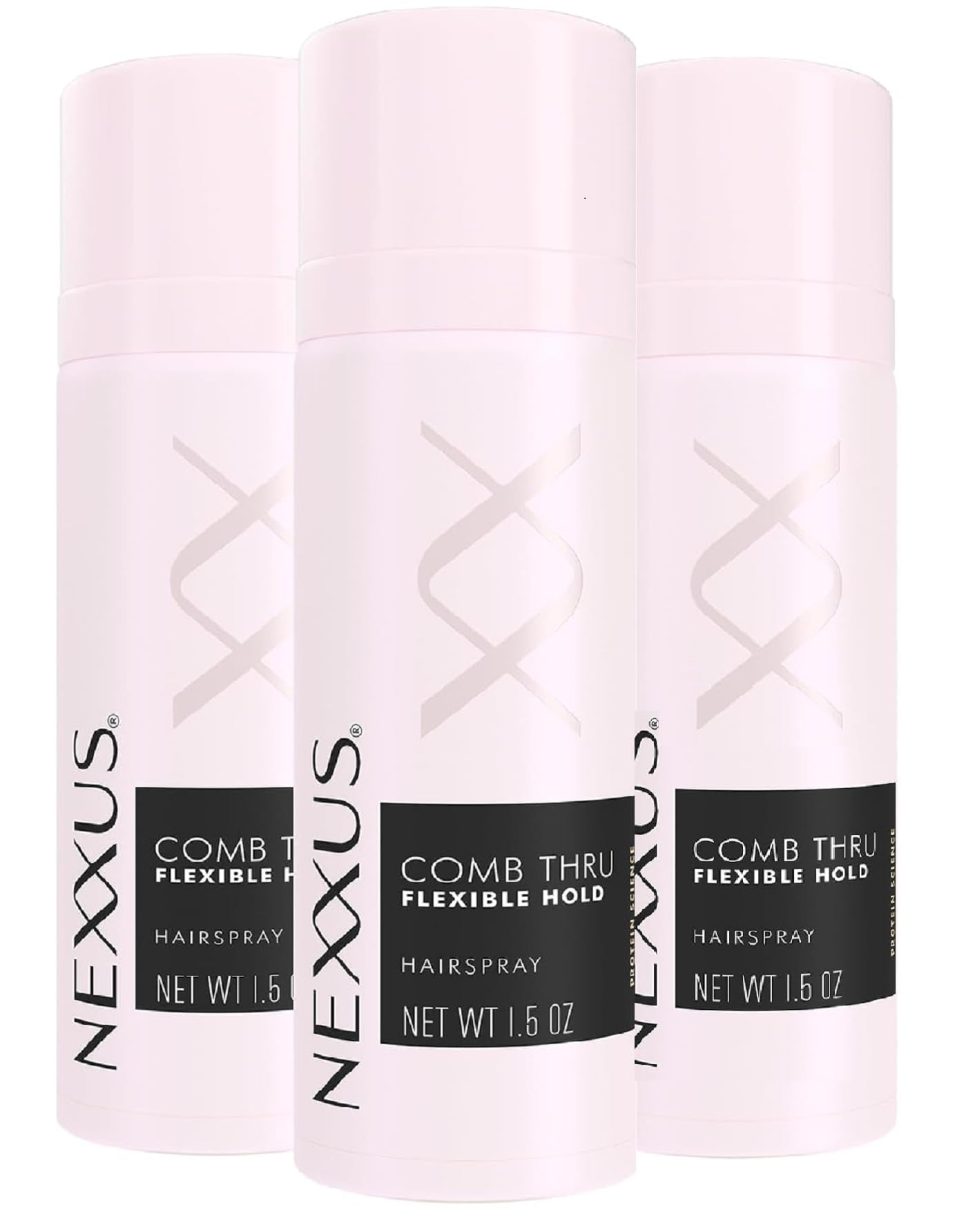 Nexxus Comb Thru Finishing Mist Hair Spray, Volume Spray, Hair Mist, Lightweight Hairspray 1.5 Ounce (Pack Of 3 Packaging may vary)