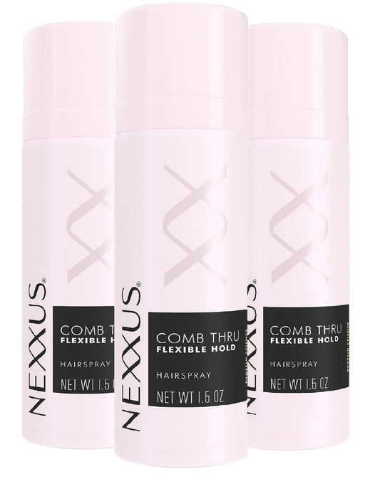 Nexxus Comb Thru Finishing Mist Hair Spray, Volume Spray, Hair Mist, Lightweight Hairspray 1.5 Ounce (Pack Of 3 Packaging may vary)