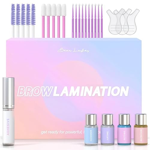 Brow Lamination Kit by Beau | Professional Eyebrow Lamination Kit with Keratin Conditioning | Instant DIY Eye Brow Lift Kit for Fuller, Thicker