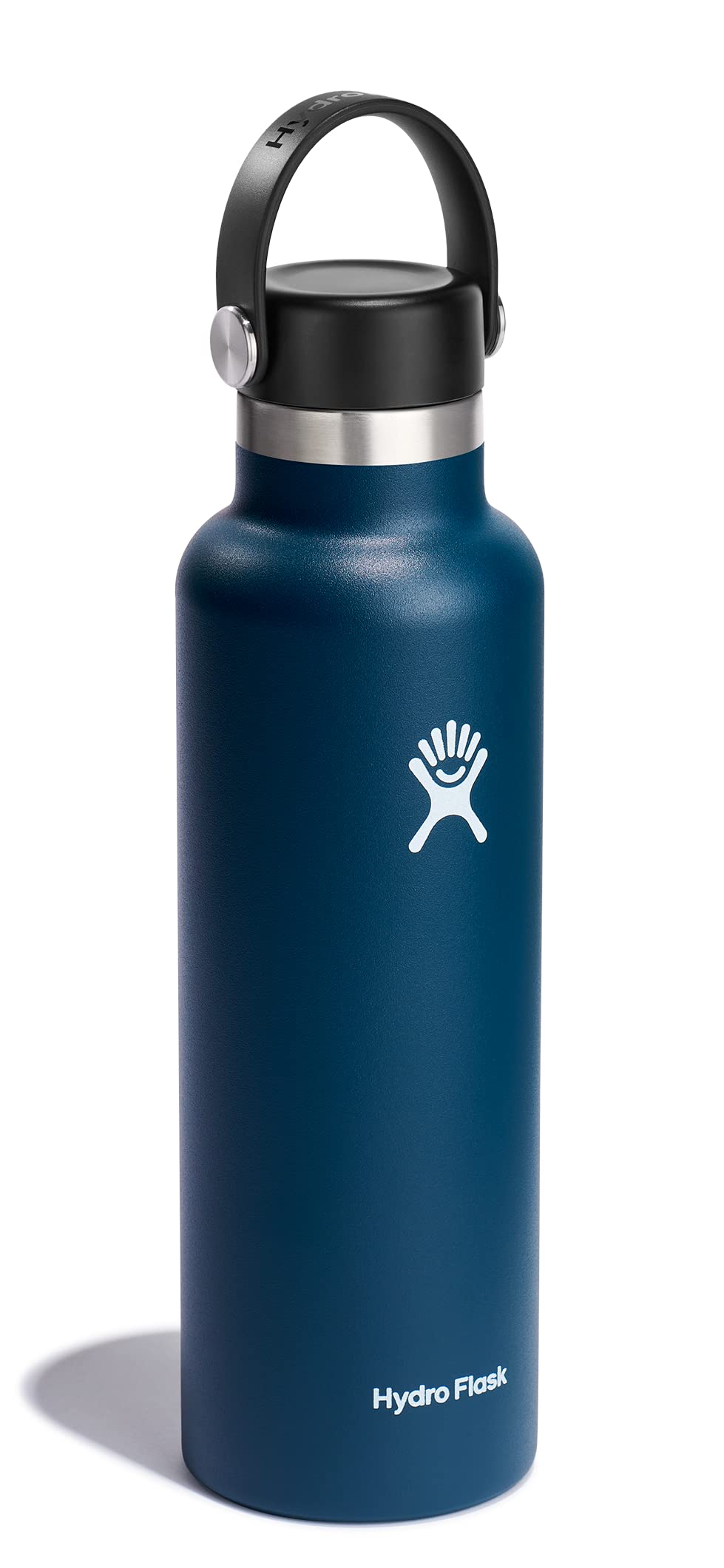 Hydro Flask Water Bottle - Insulated Stainless Steel - Non Spill, Leakproof in 21 Oz Indigo Blue
