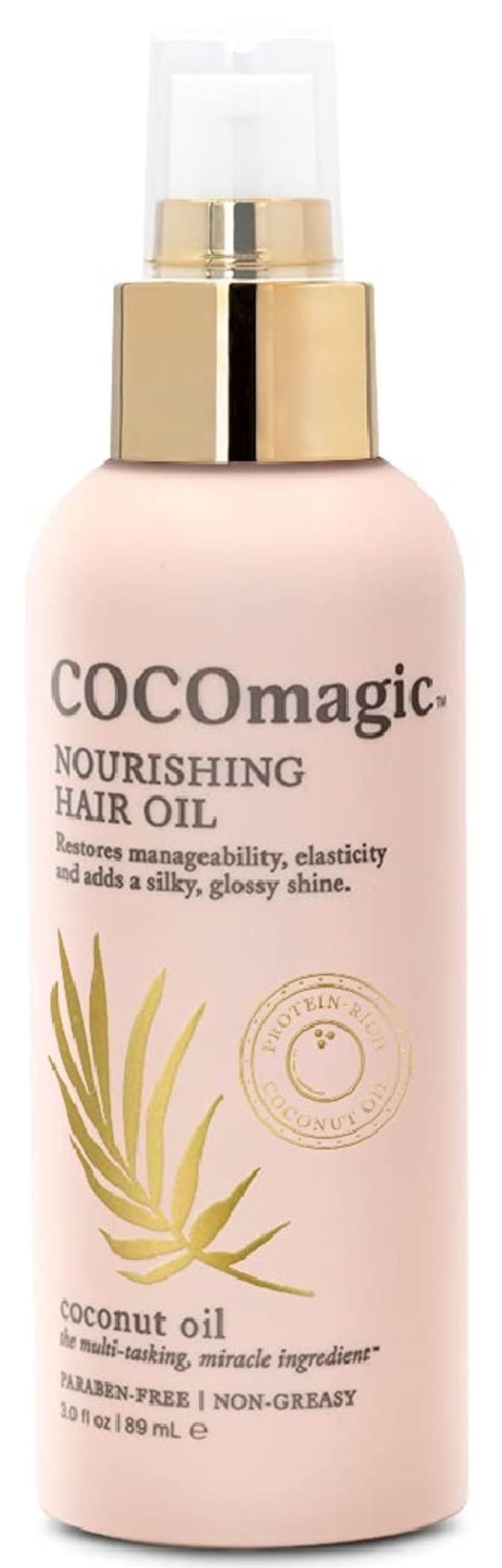 Cocomagic Nourishing Hair Oil | Promotes Healthy-Looking Hair | Restore Manageability, Add Silky, Glossy Shine | Paraben Free, Cruelty Free, Made