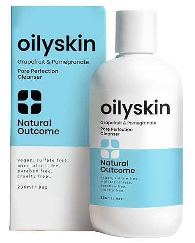 natural outcome Oily Skin Cleanser | Oil Control Daily Face Wash | Pore Hydrating Non-Greasy Cleansing Gel with Purifying Citrus Extracts for Oily