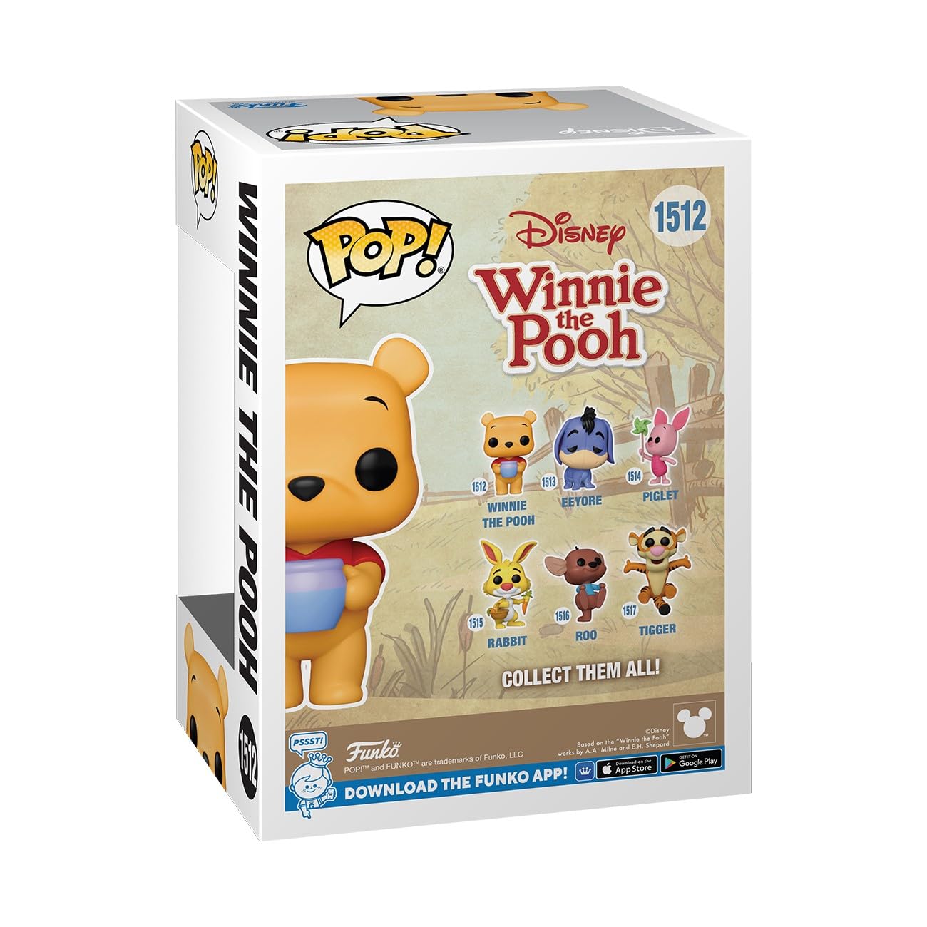 Funko POP Disney: Winnie The Pooh - Winnie The Pooh - Collectable Vinyl Figure - Gift Idea - Official Merchandise - for Kids & Adults - TV Fans…