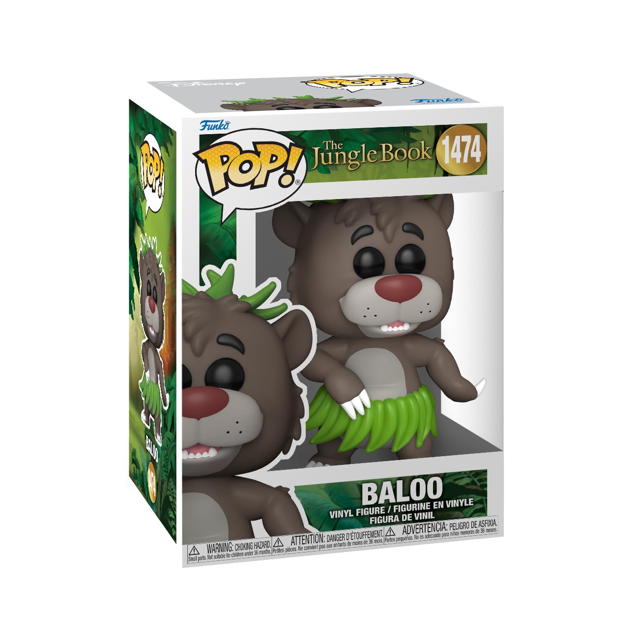 Funko POP! Disney: The Jungle Book - Baloo Bear - Collectable Vinyl Figure - Gift Idea - Official Merchandise - for Kids & Adults - Movies Fans…