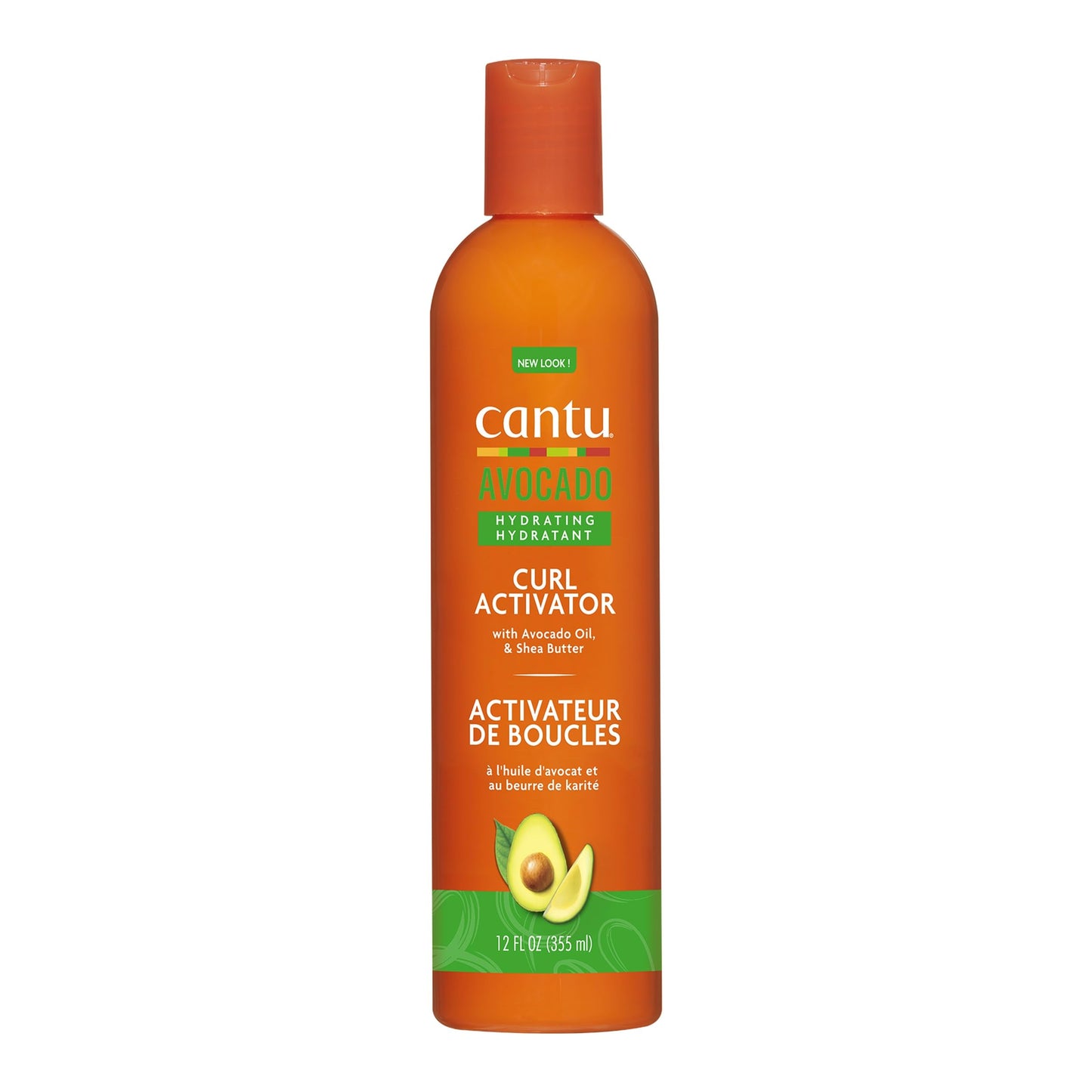 Cantu Avocado Hydrating Curl Activator Cream, Silicone-Free, 12 Ounce