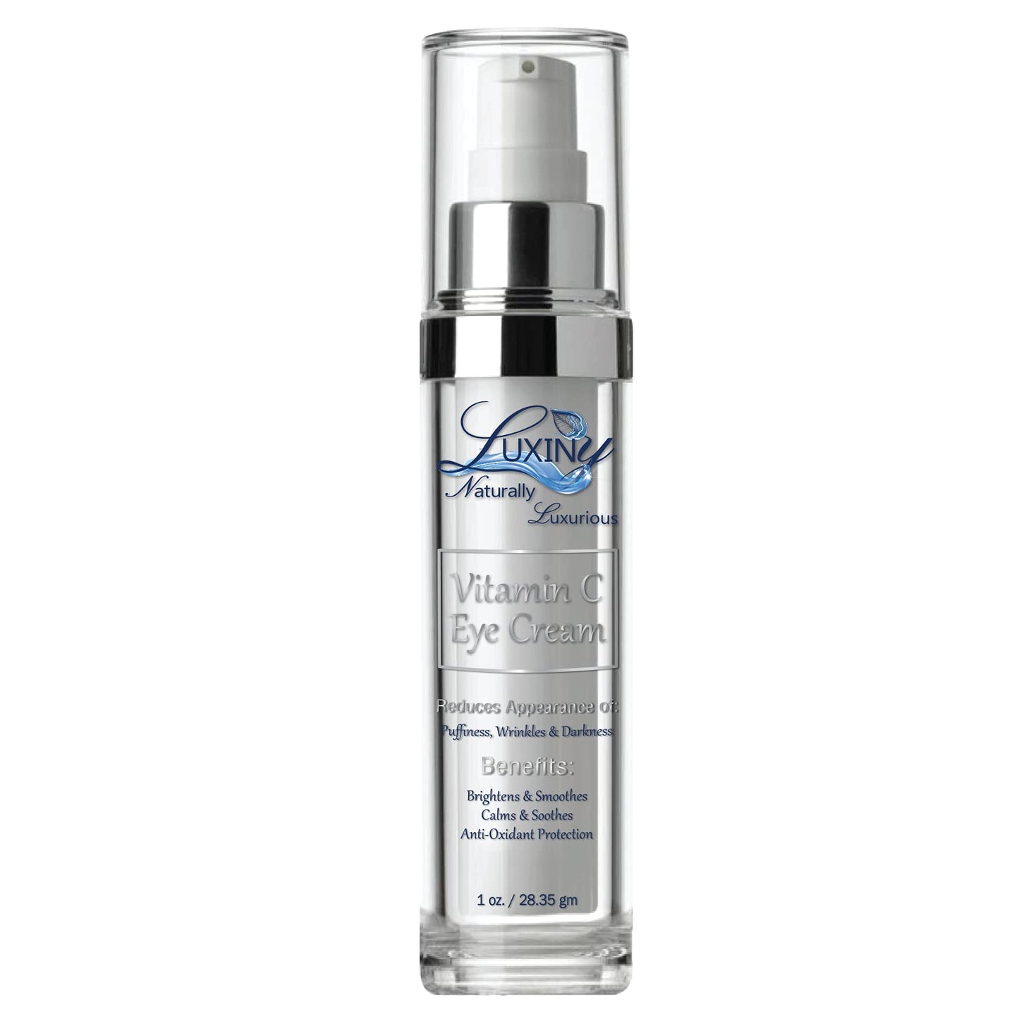 Luxiny Vitamin C Under Eye Cream for Dark Circles and Puffiness, Anti Aging, Enriched Retinol Eye Cream to Reduce Eye Bags, Fine Line and Wrinkles