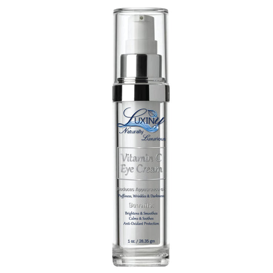 Luxiny Vitamin C Under Eye Cream for Dark Circles and Puffiness, Anti Aging, Enriched Retinol Eye Cream to Reduce Eye Bags, Fine Line and Wrinkles