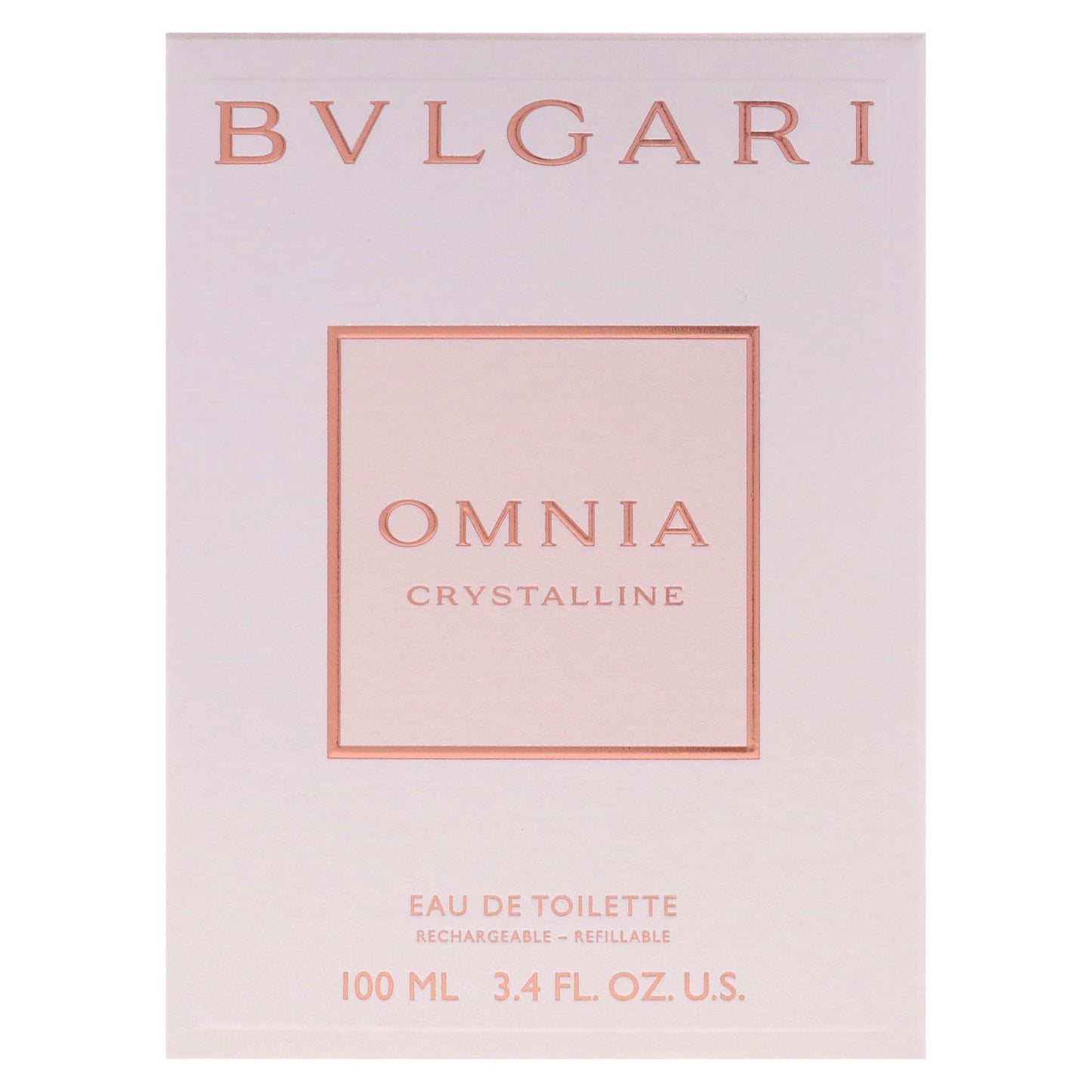 Bvlgari Omnia Crystalline by Bvlgari for Women - 3.4 oz EDT Spray (Refillable)