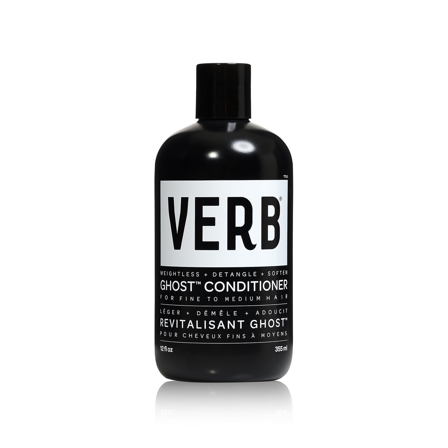 VERB Ghost Conditioner, 12 fl oz- Infused with Moringa Oil -Moisturizes Fine and Weighed Down Hair - Vegan, No Parabens or Harmful Sulfates Beauty and Personal Care VERB Default Title