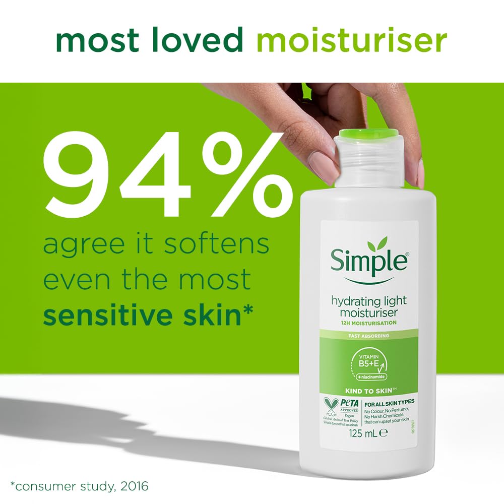 Simple Kind To Skin Hydrating Light Moisturiser 125 ml by Simple