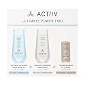 ACTIIV Ultimate Power Trio For Men | Promotes Fuller Hair And Beard, Strengthens And Hydrates, Includes Shampoo, Conditioner & Beard Oil, Vegan