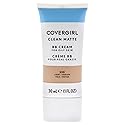 COVERGIRL - Clean Matte BB Cream, Oil-Free, Long-Lasting, Sensitive Skin, Lightweight, 100% Cruelty-Free