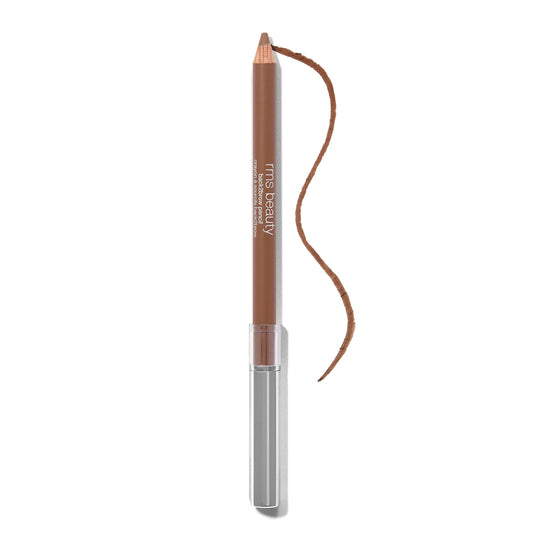 RMS Beauty Back2Brow Pencil Waterproof Smudge-Resistant Buildable Brow Color with Fine Tip for Natural Hair-Like Strokes, Nourishing, 0.3g