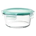 OXO Good Grips 4 Cup Smart Seal Leakproof Glass Round Airtight Food Storage Container
