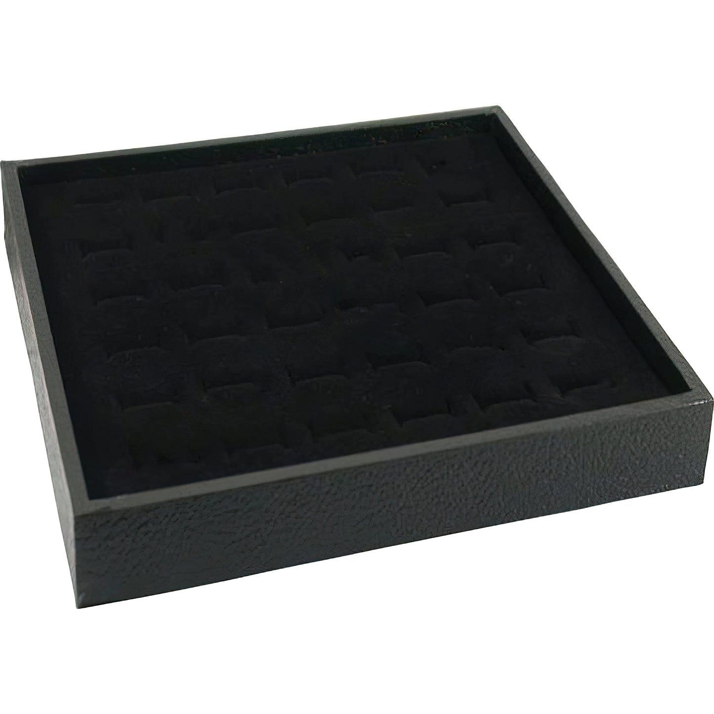 FindingKing Jewelry Display Case Box 36 Ring Velvet Insert New