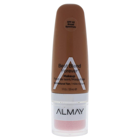 Almay Best Blend Forever Foundation, Natural Tan, 1 fl. oz., SPF 40 Broad Spectrum