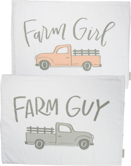 PBK Farm Couple Pillow Set Beauty and Personal Care PBK