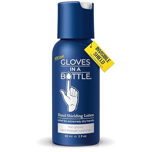 Gloves In A Bottle Hand Lotion for Nurses - Best Travel Hand Cream for Dry, Cracked Hands, Eczema & Psoriasis Relief - Silicone Glove Hand Lotion